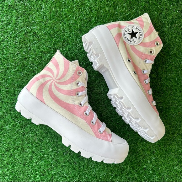 Converse Chuck Taylor All Star Lugged Hi Pink Candy - Picture 7 of 8